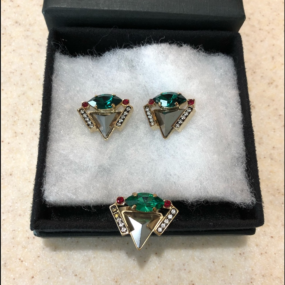IOSSELLIANI Earrings + Ring Set